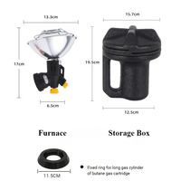 Chauffe-gaz portable Orangegaz Mini Sun pour le camping, chauffe-tente au butane pour l'hiver avec cartouche et étui de transport en plastique