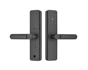 Enrique Tuya Wifi Serrure Intelligente Biométrique Porte en Aluminium <span class=keywords><strong>Carte</strong></span> Mémoire Prix Usine Pas Cher Sage Électronique Cerradura Serrure Inteligente - Product Image 1