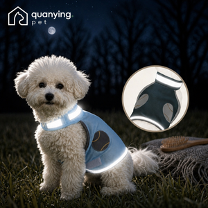 Chaleco de Seguridad Reflectante de Alta Visibilidad para Perros, Ajustable y Transpirable, de Malla, para Perros Pequeños, Medianos y Grandes - Product Image 1