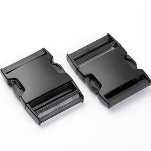 Hebilla de plástico de nailon de 50 mm, hebilla a presión, correa ajustable, hebilla para correas de bolsos, duradera, negra - Product Image 3
