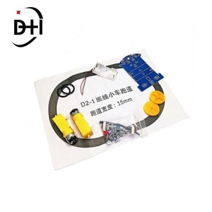 Kit de Coche Robótico Inteligente D2-1 con Seguimiento de Línea, Robot Fotosensible, Kit DIY de Automóvil de Patrulla, Piezas Electrónicas DIY, Juguete Electrónico - Product Image 6