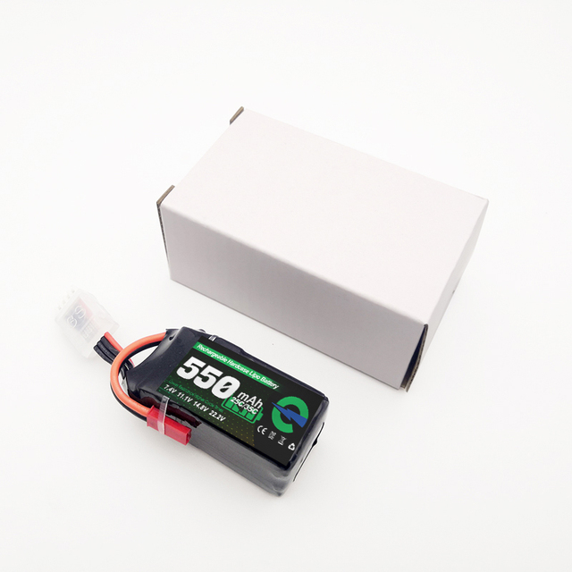 Enerforce RC Lipo Battery Pack High C-Rating 30c 60C 120C 3s 550mah 22.2V for RC Car FPV Boat 22.2V Lithium Polymer Battery