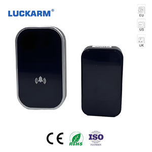 Sonnette de porte sans fil étanche auto-alimentée, sans batterie, électrique, EU, UK, US, pour usage domestique - Product Image 1