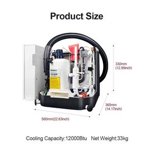 Unité de climatisation électrique autonome marine OEM 5000-24000 BTU pour bateaux et yachts, avec fonctions de refroidissement, de chauffage et de déshumidification - Product Image 2