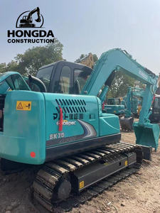 Mini pelle sur chenilles Kobelco SK 75 d'occasion à vendre haute qualité bonne performance Kobelco SK75 du Japon original bon marché - Product Image 5