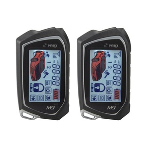 Hot Sale EASYGUARD EC207-M9 2 Way <b>Car</b> Alarm System with LCD Pager Display <b>Push</b> Start Button Remote Starter & Shock Warning - Product Image 1