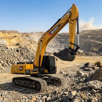 Excavatrice SANY SY365 d'occasion reconditionnée, 34 tonnes, 360°, sur chenilles, robuste, moteur Isuzu, PLC Kawasaki, haute puissance