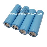 Batterie 18650 QB18650 32E SDI 3200mAh 3.6V 3.7V 10A certifiée KC/CE, 500 cycles, Queenbattery, pour lampes de poche, appareils UPS, EV, banques d'alimentation 6