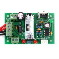 Contrôleur de vitesse de moteur CC PWM CCM6N 6V-30V avec interrupteur marche/arrêt 12V 24V Module régulateur de moteur CC