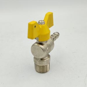 Válvula de <span class=keywords><strong>gas</strong></span> de púas de latón de 90 grados para válvula reductora de presión de latón forjado de 1/2 pulgadas LPG - Product Image 4