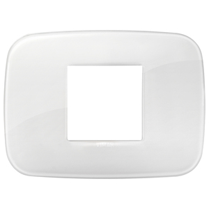 Vimar Wall Switch Cover 12.2x9 Cm White <b>Plastic</b> <b>Frame</b> - Product Image 1