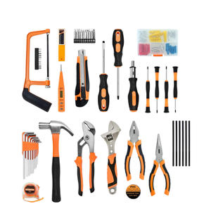 Kit de Herramientas Manuales para el <span class=keywords><strong>Hogar</strong></span> con Caja de Almacenamiento de Plástico para Reparaciones en Oficinas y Universidades - Product Image 1