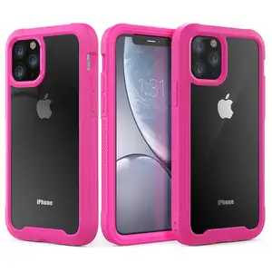 Buon prezzo vetro temperato retro Cove con cornice in TPU cassa del telefono per iPhone 15 Pro Max custodia del telefono