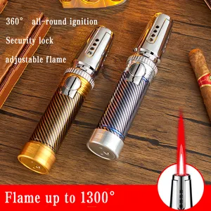 DEBANG Torch Lighter Outdoor Camping Gas Lighter Big Jet Flame For BBQ Grill Style Tools For Mans Candle Cigarette Usage