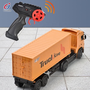 Chengji điều khiển từ xa Container xe tải đồ chơi trẻ em mô phỏng Trailer 2.4G có thể tháo rời RC Container xe tải với đèn pha chiếu sáng - Product Image 4