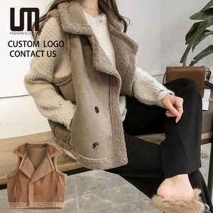 Liu <span class=keywords><strong>Ming</strong></span> Producto Popular De Moda Coreana Para Mujer Chaleco Sin Mangas De Piel De Borrego Sintética Para Invierno Abrigos Y Chaquetas - Product Image 1