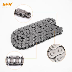 Chaîne SFR renforcée 428HSX X-RING avec joints d'étanchéité pour <span class=keywords><strong>moto</strong></span> - Compatible avec Racer RC250 / RC200 / RC150 - Product Image 2