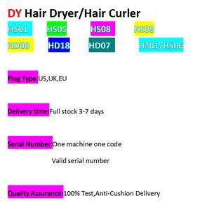 Secador de Pelo sin Aspas DYS HD08/HS05//HD16/HT01/HD07/V15/V15S de la Mejor Calidad, Iones Negativos, Alta Velocidad, Secador de Pelo Superrápido, Sonics - Product Image 3