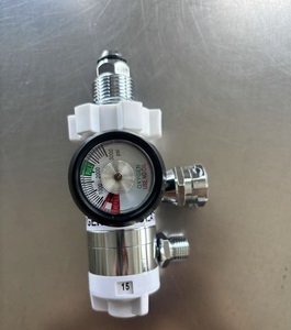 Régulateur d'oxygène LOVTEC en laiton massif, corps entièrement en laiton, grand <span class=keywords><strong>débit</strong></span> d'air, pour usage médical - Product Image 1