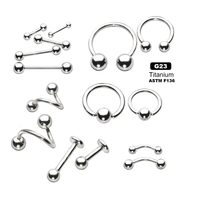 G23 Titan Nasenstecker Ring Edelstahl Naturstein Piercing Barbell Stecker Körperschmuck für Frauen Kundenspezifischer Großhandel OEM ODM