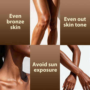 Loción Bronceadora Herbal GreenLem con Brillo Radiante y Oscurecimiento Brillante para Rostro, Fórmula Suave, Tono Medio, Marca Privada para Mujeres - Product Image 3