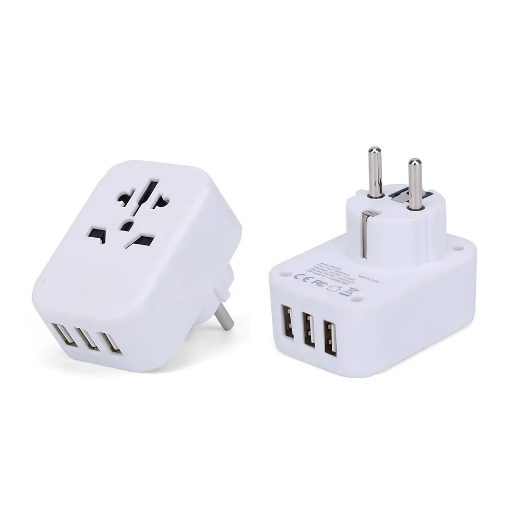 BS8546 Europe Travel Plug Adapter Electrical Plug Socket Universal Travel Adapter Power USB quick Charger wall Outlet CB