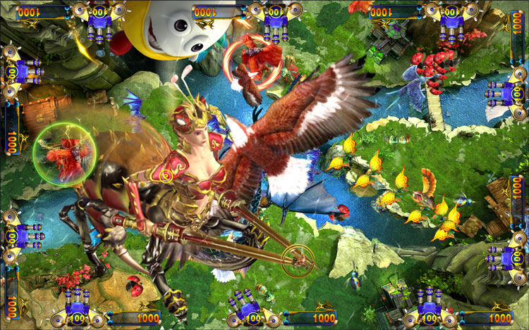 Bird Paradise 2 Máy quay phim bắn chim Máy săn cá trò chơi Máy tính bảng