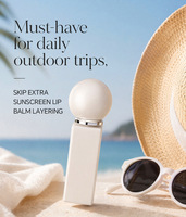 Protector Solar Labial con Brillo, SPF 30, Resistente al Agua, con Logotipo Personalizado, Aceite Labial Hidratante de Larga Duración, Voluminizador de Labios, para Actividades al Aire Libre, Color Frambuesa