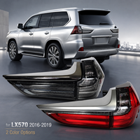 Pièces de rechange automobiles pour feux arrière LED LX570 2016-2019, feux arrière extérieurs et intérieurs, feux de freinage, clignotants, IP65