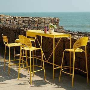 Alta qualità durevole struttura in metallo moderno minimalista mobili da esterno bar balcone tavolo esclusivo per uso esterno - Product Image 2