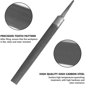 High Carbon Steel <b>Hand</b> Steel <b>File</b> Bastard <b>File</b> Flat 8inch Woodworking Multifaceted Rasp Flat <b>Files</b> - Product Image 3