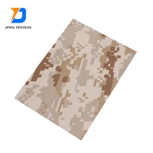 Jinda Polyester and cotton textiles with water-proof and rip-stop feature camouflage desert camo print fabric