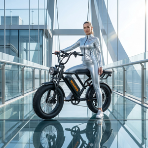 Bicicleta eléctrica potente de la UE de 48V 20Ah con neumáticos gruesos de 20 pulgadas, aplicación inteligente, doble suspensión, para nieve, carga máxima de 150 kg, para todo terreno - Product Image 1