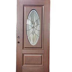 FRP GRP fibra de vidrio SMC la piel al aire libre Puerta de fibra de vidrio porte - Product Image 1
