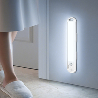 Lumière LED à détecteur de mouvement LDNIO Y6-1 ultra-mince pour éclairage intérieur, chargement USB-C, installation magnétique/3M, pour armoire de cuisine, placard, garde-robe