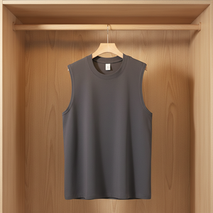 <span class=keywords><strong>Camiseta</strong></span> Deportiva <span class=keywords><strong>sin</strong></span> Mangas para <span class=keywords><strong>Entrenamiento</strong></span>, Fabricada con Algodón 100% de Alta Calidad, <span class=keywords><strong>Camiseta</strong></span> de Gimnasio para Hombre - Product Image 2
