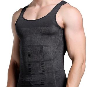 S-SHAPER Chaleco Moldeador Elástico de Punto <span class=keywords><strong>para</strong></span> Hombre, Camiseta sin Costuras de Compresión, Camiseta Interior Ajustada <span class=keywords><strong>para</strong></span> Moldear el Cuerpo - Product Image 3