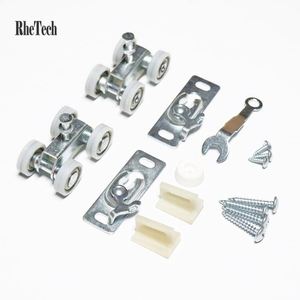 Amortiguador de puerta corredera WEKIS, duradero, de cierre suave, sistema de puerta corredera de acero, capacidad de 120 kg, insonorizado, control remoto eléctrico - Product Image 1