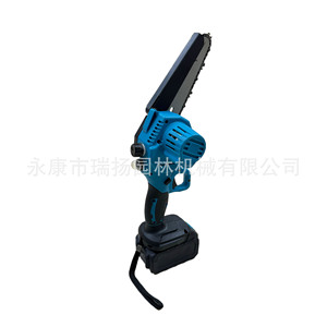 Mini Chainsaw 6in Brushed Motor Battery <b>Powered</b> Outdoor Cutting <b>Tool</b> - Product Image 5