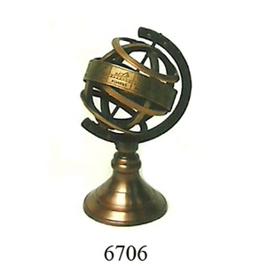 Armillario de latón para decoración del hogar, esfera náutica con base, precio más bajo y alta calidad - Product Image 5