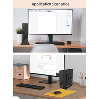 Boîtier de mini PC personnalisé de 2,5 pouces, ordinateur de jeu barebone, ordinateur de bureau, hôte, boîtier d'ordinateur de petite taille de 2 L avec base de bureau standard