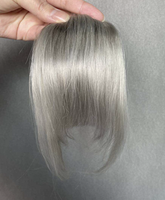Topper de cheveux humains 100% vierges Remy, avec frontale en dentelle HD, extension Halo à fil invisible, remplacement capillaire respirant en dentelle mono