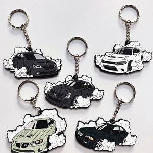 Wholesale Custom 2D Soft PVC Strap Key Chains Personalized Car Rubber Keychains for Promotional Gifts for All Types - Product Image 2