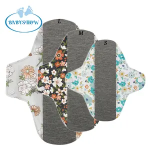 Super Absorption Maternity Women Pads Feminine Sanitary Napkins Manufacture Cotton Period Pads Reusable Cloth Menstrual Pad