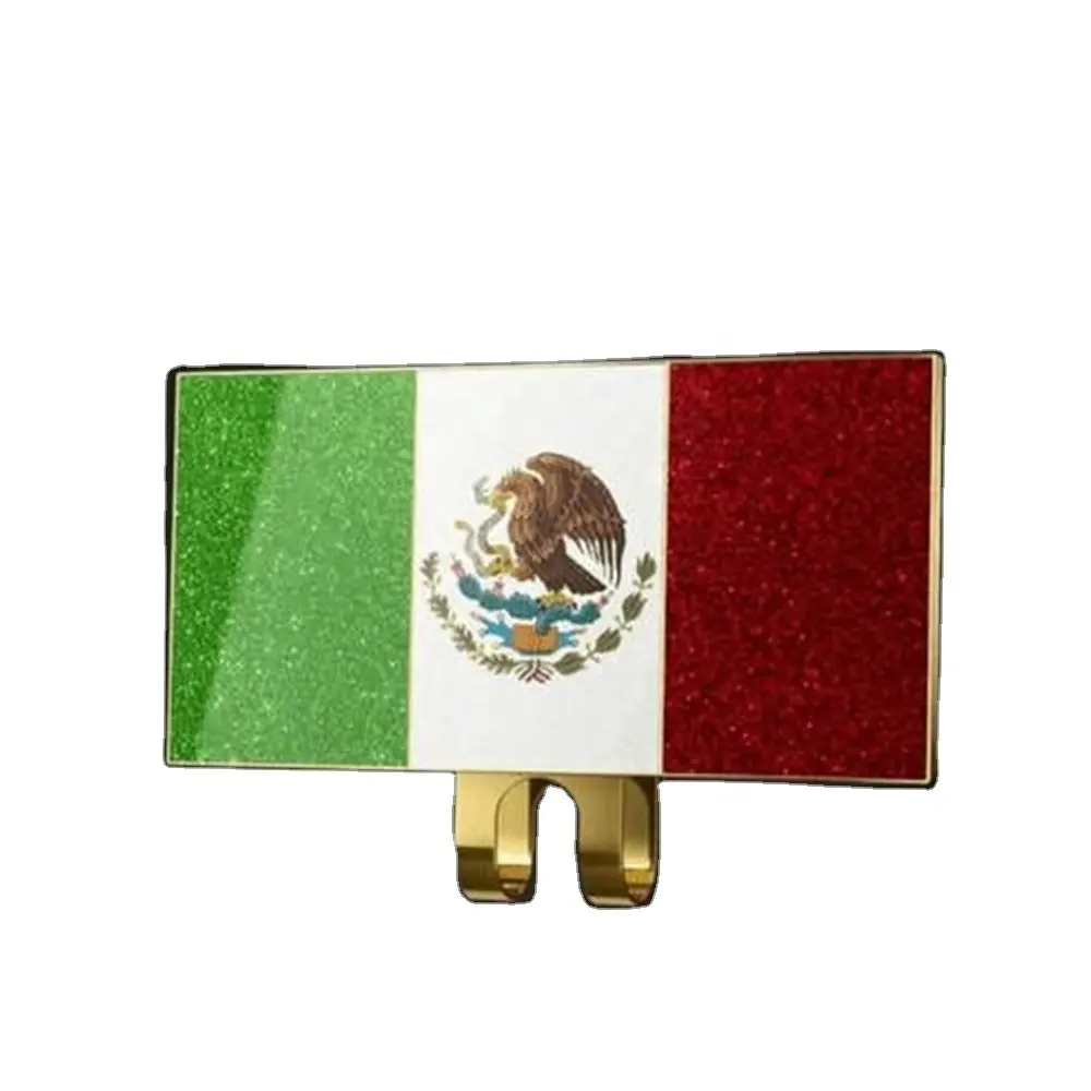Clip de borde de tapa esmaltada personalizado Upinstar fabricante magnético México sombrero Clip Metal Pin para sombrero