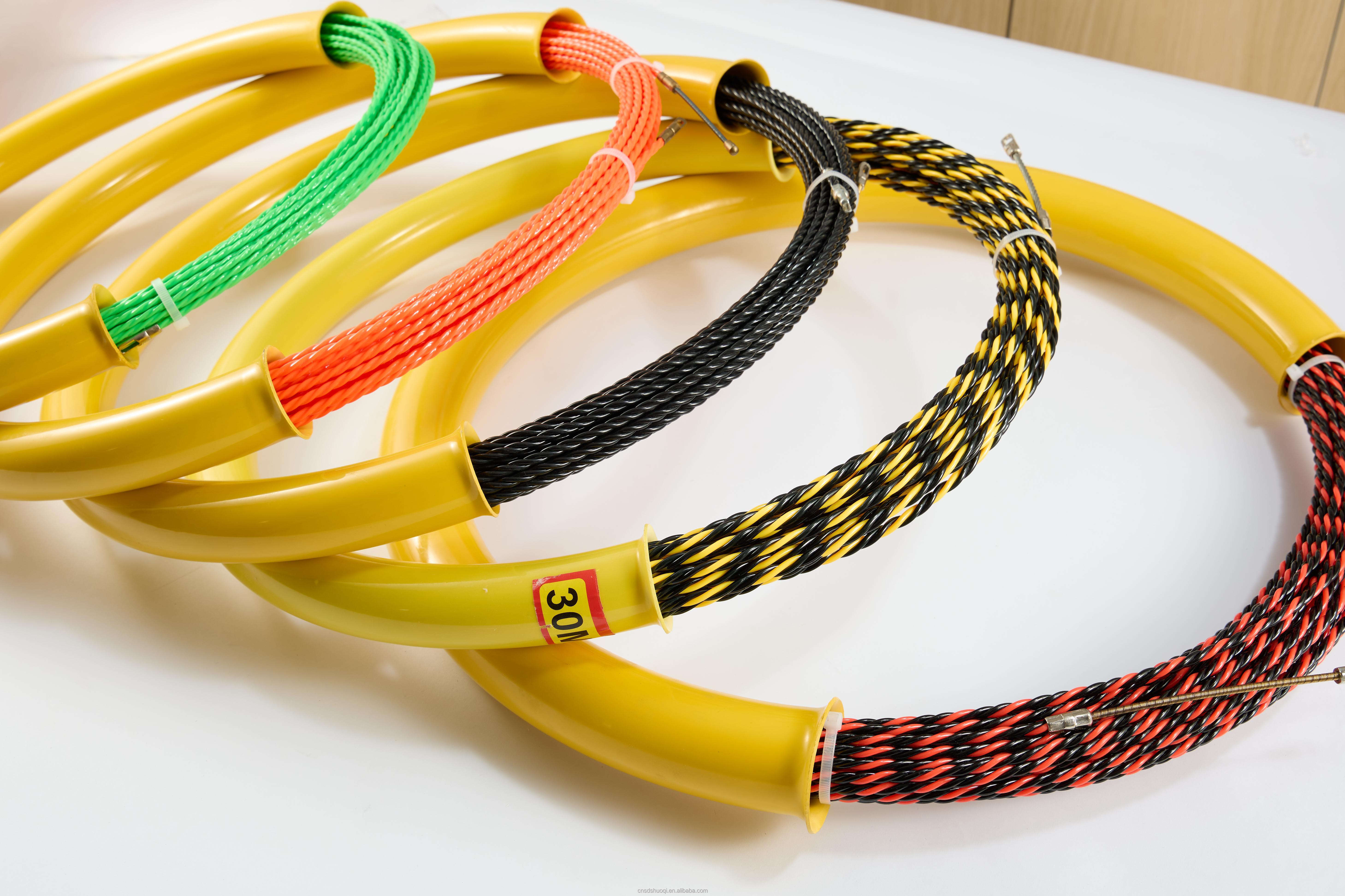 3-core Electrician Wire Cable Puller Yellow PET Fish Tape