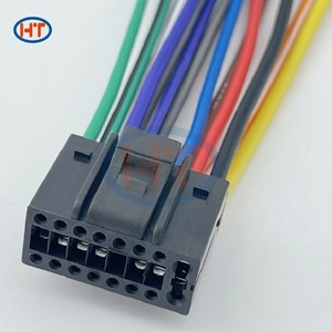 <span class=keywords><strong>JVC</strong></span> <span class=keywords><strong>Lecteur</strong></span> <span class=keywords><strong>CD</strong></span> 16p Signal d'alimentation Câble de queue HT-J-1 Hanming Coque en plastique noir Connexion audio-vidéo Isolation en PVC sans panneau latéral - Product Image 1