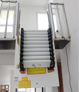 Échelle d'ouverture verticale <span class=keywords><strong>de</strong></span> <span class=keywords><strong>grenier</strong></span> <span class=keywords><strong>avec</strong></span> <span class=keywords><strong>trappe</strong></span> à Super capacité <span class=keywords><strong>de</strong></span> chargement - Product Image 5