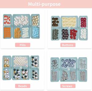 กล่องยาพกพาแบบพับได้ 7 วัน วัสดุ PP เป็นมิตรกับสิ่งแวดล้อม ดีไซน์ทันสมัย พร้อมโลโก้สั่งทำได้ สะดวกต่อการจัดเก็บ - Product Image 4