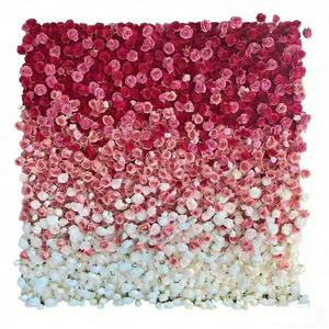 Pared de Flores Artificiales de Alta Simulación, Diseño 3D 5D, Decoración para Bodas, Fiestas y Eventos - Product Image 4